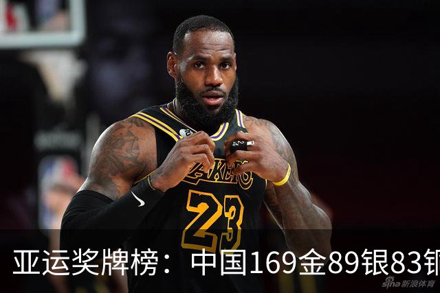 亚运奖牌榜：中国169金89银83铜收官双项第一 创境外金牌历史第一
