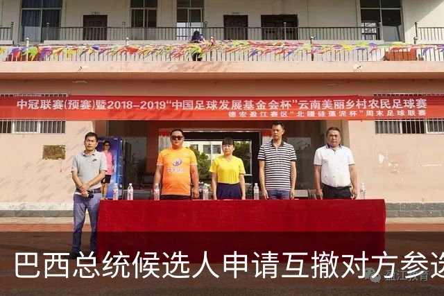巴西总统候选人申请互撤对方参选资格