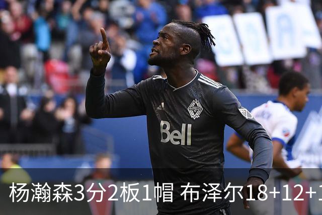 杨瀚森3分2板1帽 布泽尔18+12+12灰熊擒开拓者5连胜