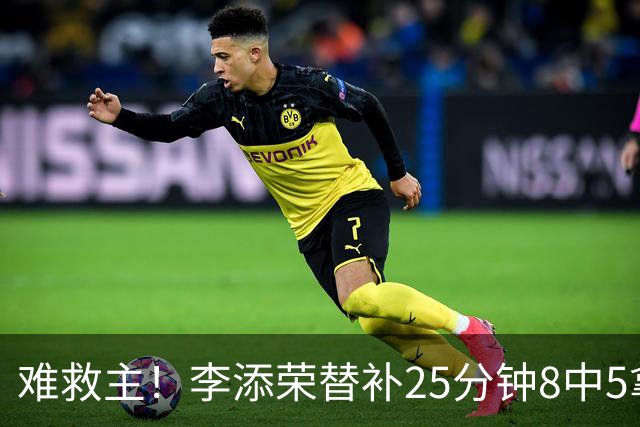 难救主！李添荣替补25分钟8中5拿到14分3助 三分5中4